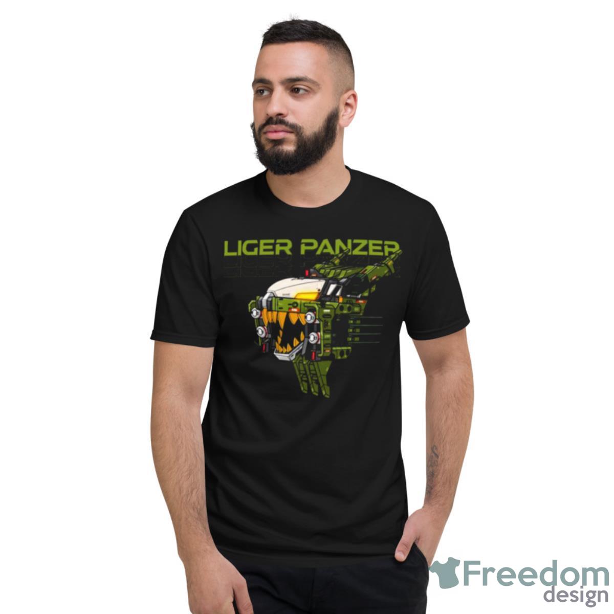 Liger Panzer Anime Illustration With Urban Graphic Design Zoids Shirt - Short Sleeve T-Shirt