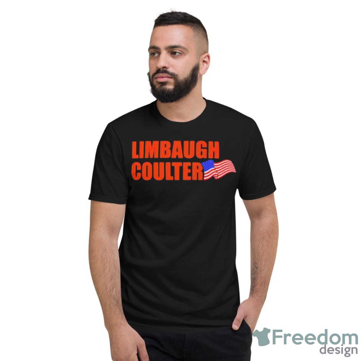 Limbaugh Coulter American Flag Shirt - Short Sleeve T-Shirt