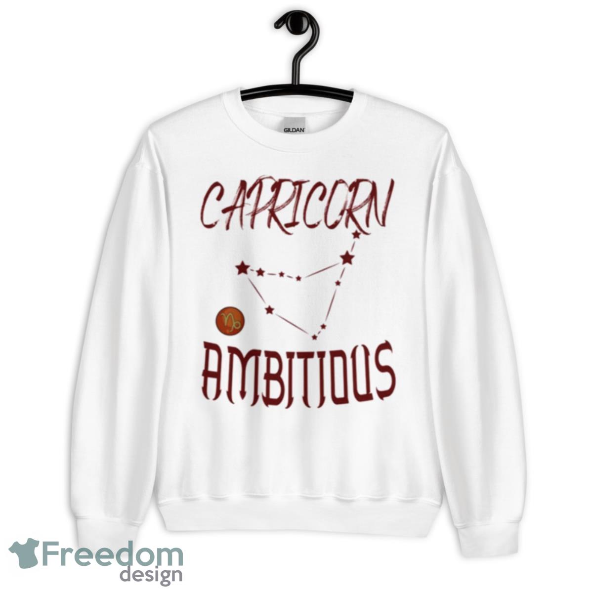Live For Capricorn Ambitious Zodiac Sign Shirt - Unisex Heavy Blend Crewneck Sweatshirt