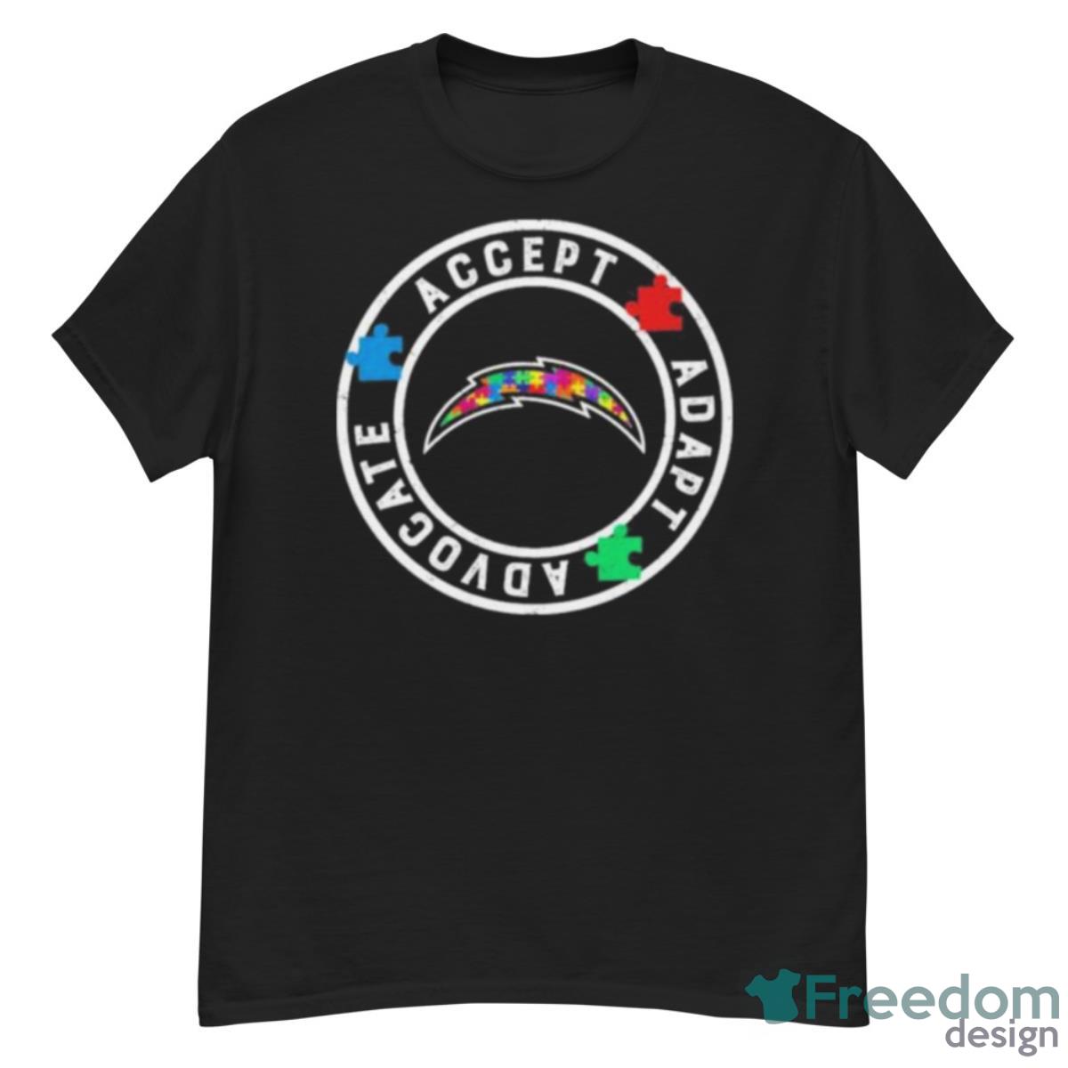 Los Angeles Chargers Accept Adapt Advocate Autism Shirt - G500 Men’s Classic T-Shirt