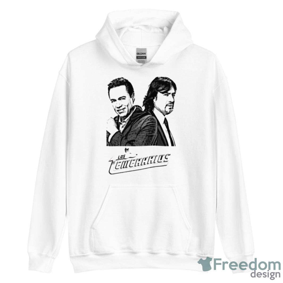 Los Temerarios Black And White Shirt - Unisex Heavy Blend Hooded Sweatshirt Los Temerarios Black And White Shirt - Unisex Heavy Blend Hooded Sweatshirt