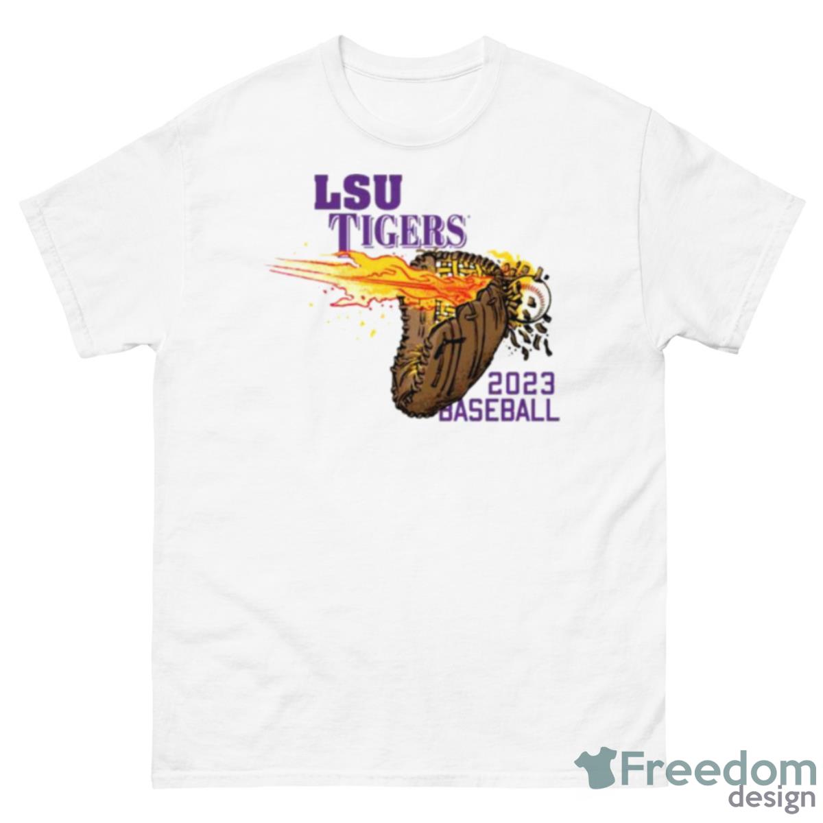 Lsu Tigers 2023 Baseball Hot Hands Shirt - 500 Men’s Classic Tee Gildan