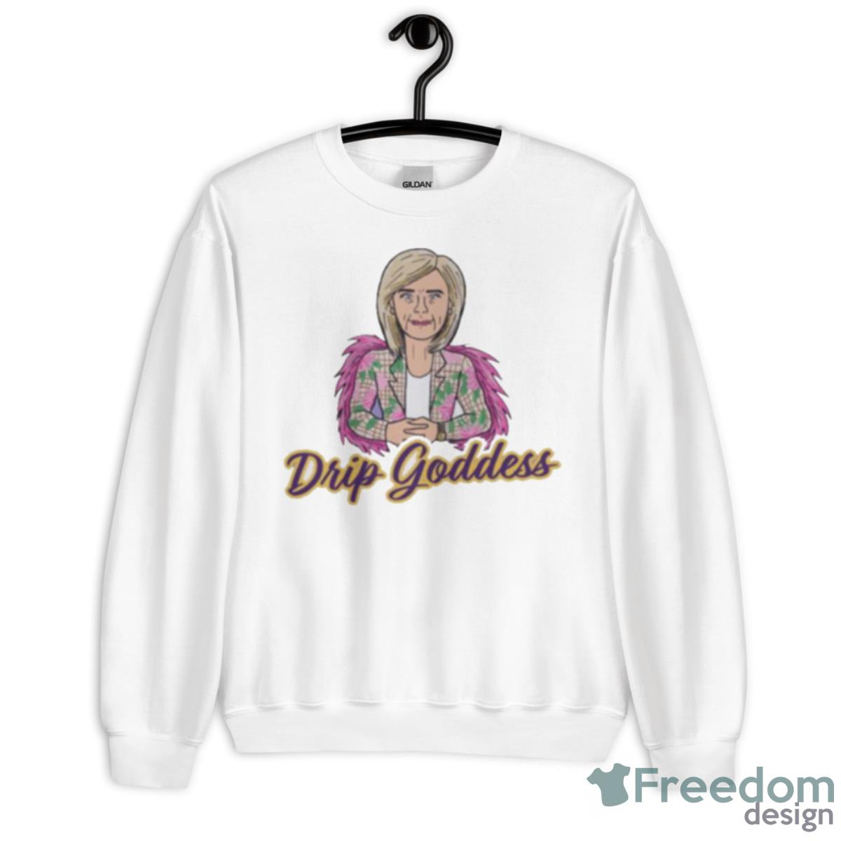 LSU Tigers Drip Goddess Shirt - Unisex Heavy Blend Crewneck Sweatshirt