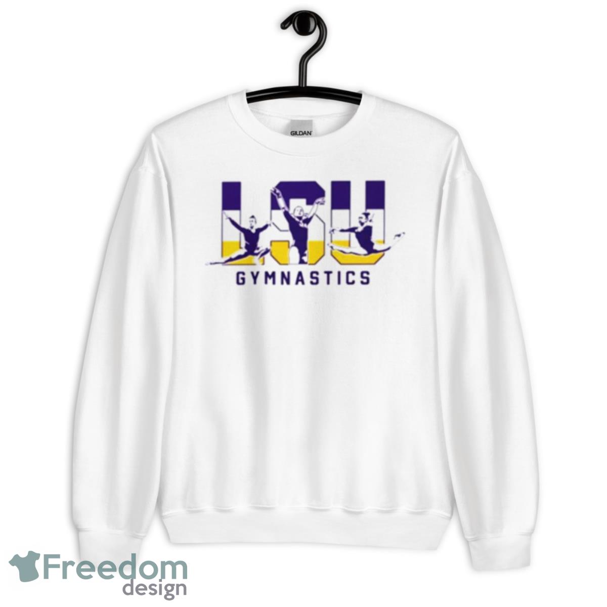 LSU Tigers Gymnastics Shirt - Unisex Heavy Blend Crewneck Sweatshirt