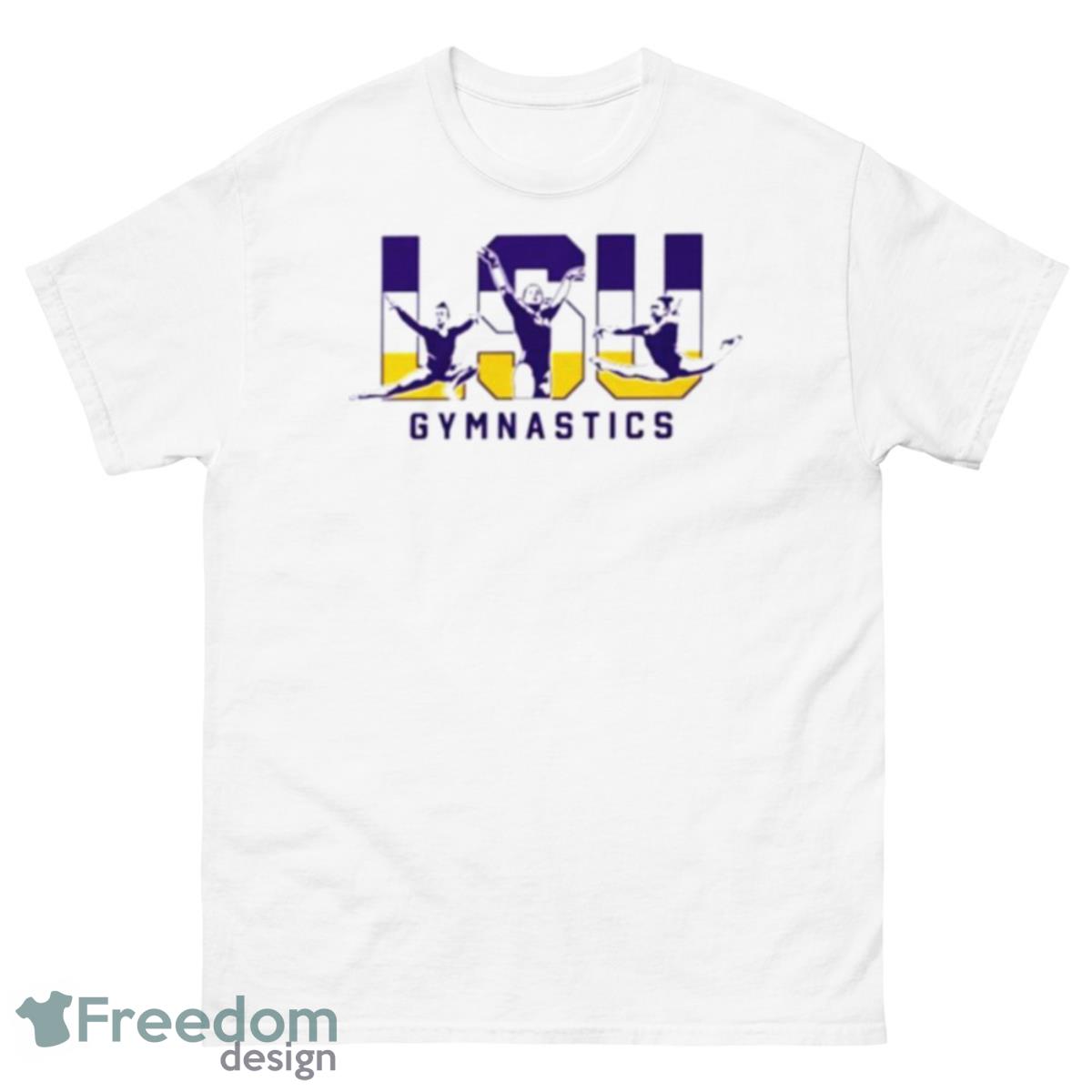 LSU Tigers Gymnastics Shirt - 500 Men’s Classic Tee Gildan
