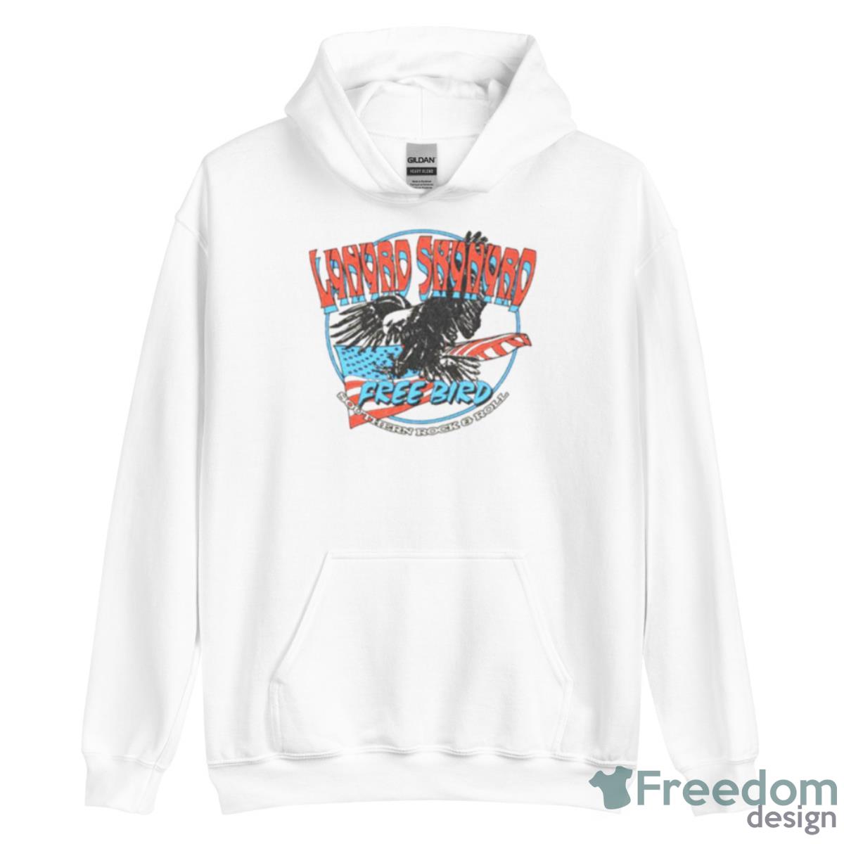 Lynyrd Skynyrd Free Bird Southern Rock And Roll Shirt image Lynyrd Skynyrd Free Bird Southern Rock And Roll Shirt - Unisex Heavy Blend Hooded Sweatshirt