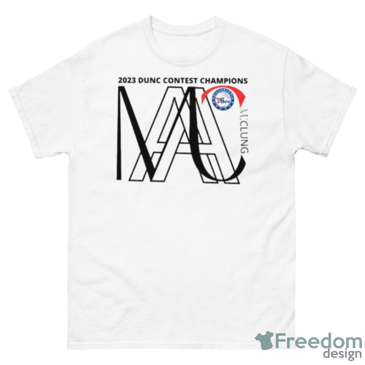 MAC 2023 Dunc Contest Champions Philadelphia 76ers Shirt - 500 Men’s Classic Tee Gildan