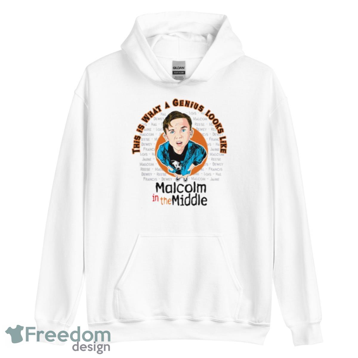 Malcolm This Is What A Genius Looks Like Malcolm In The Middle Shirt image Malcolm This Is What A Genius Looks Like Malcolm In The Middle Shirt - Unisex Heavy Blend Hooded Sweatshirt
