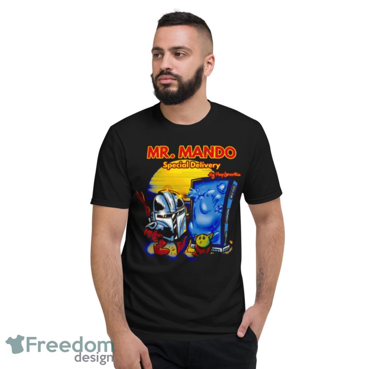 Mandalorian Mr. Mando Special Delivery Shirt - Short Sleeve T-Shirt