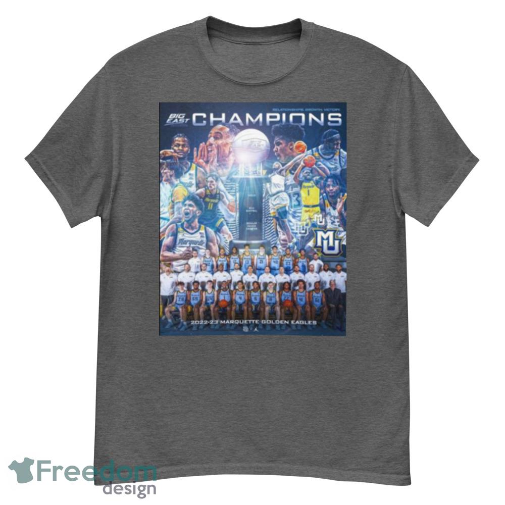 Marquette Golden Eagles Men’s Basketball Are 2023 Big East Champions Shirt - G500 Men’s Classic T-Shirt