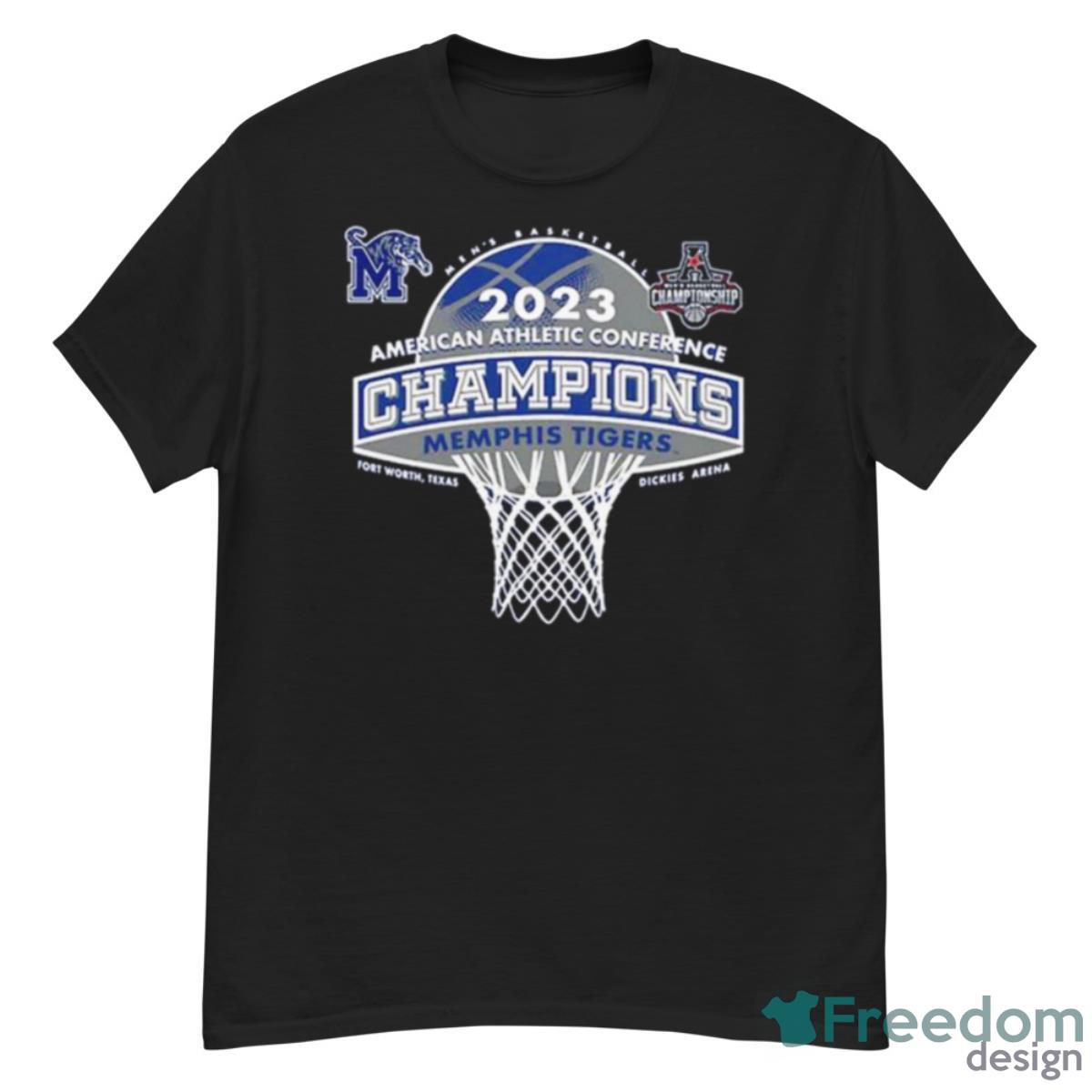 Memphis Tigers AAC Men’s Basketball 2023 Conference Tournament Champions Shirt - G500 Men’s Classic T-Shirt