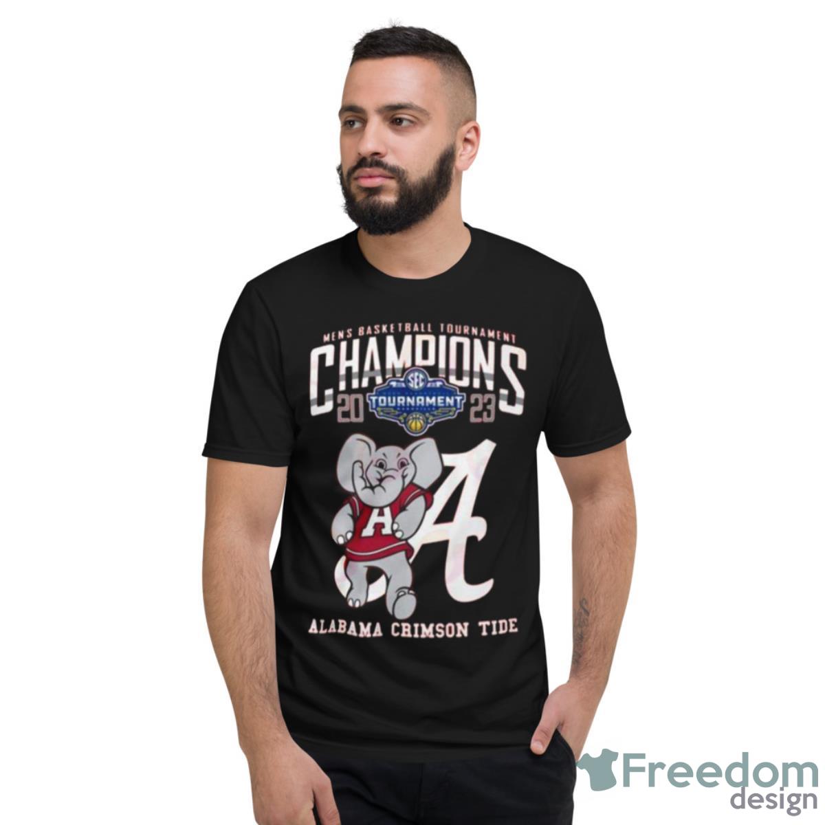 Men’s Basketball Tournament Champions 2023 Alabama Crimson Tide Shirt - Short Sleeve T-Shirt