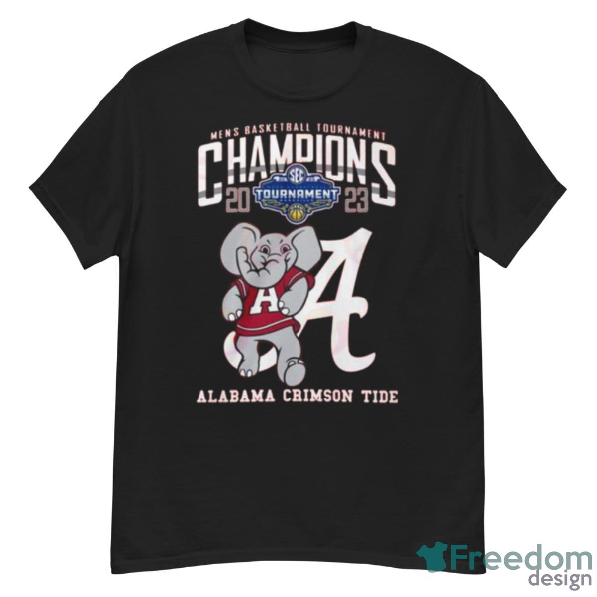 Men’s Basketball Tournament Champions 2023 Alabama Crimson Tide Shirt - G500 Men’s Classic T-Shirt