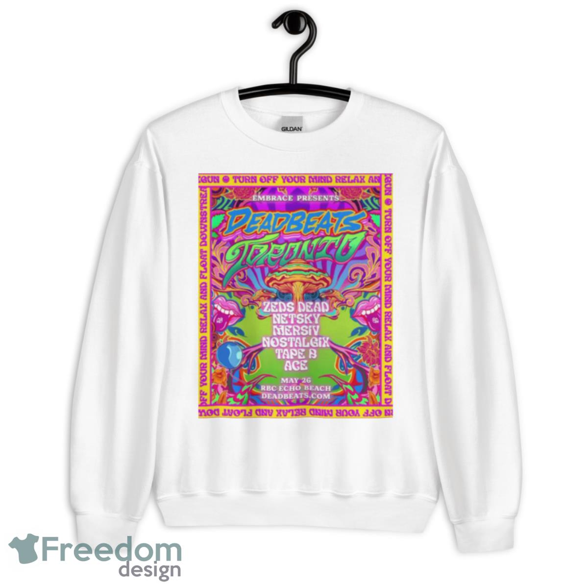 Mersiv May 26 2023 Toronto Poster Shirt - Unisex Heavy Blend Crewneck Sweatshirt