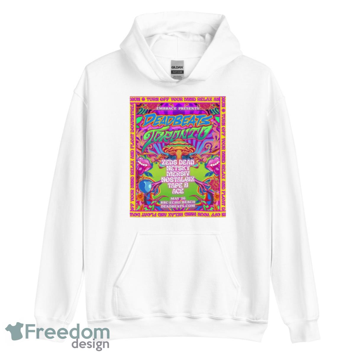 Mersiv May 26 2023 Toronto Poster Shirt image Mersiv May 26 2023 Toronto Poster Shirt - Unisex Heavy Blend Hooded Sweatshirt