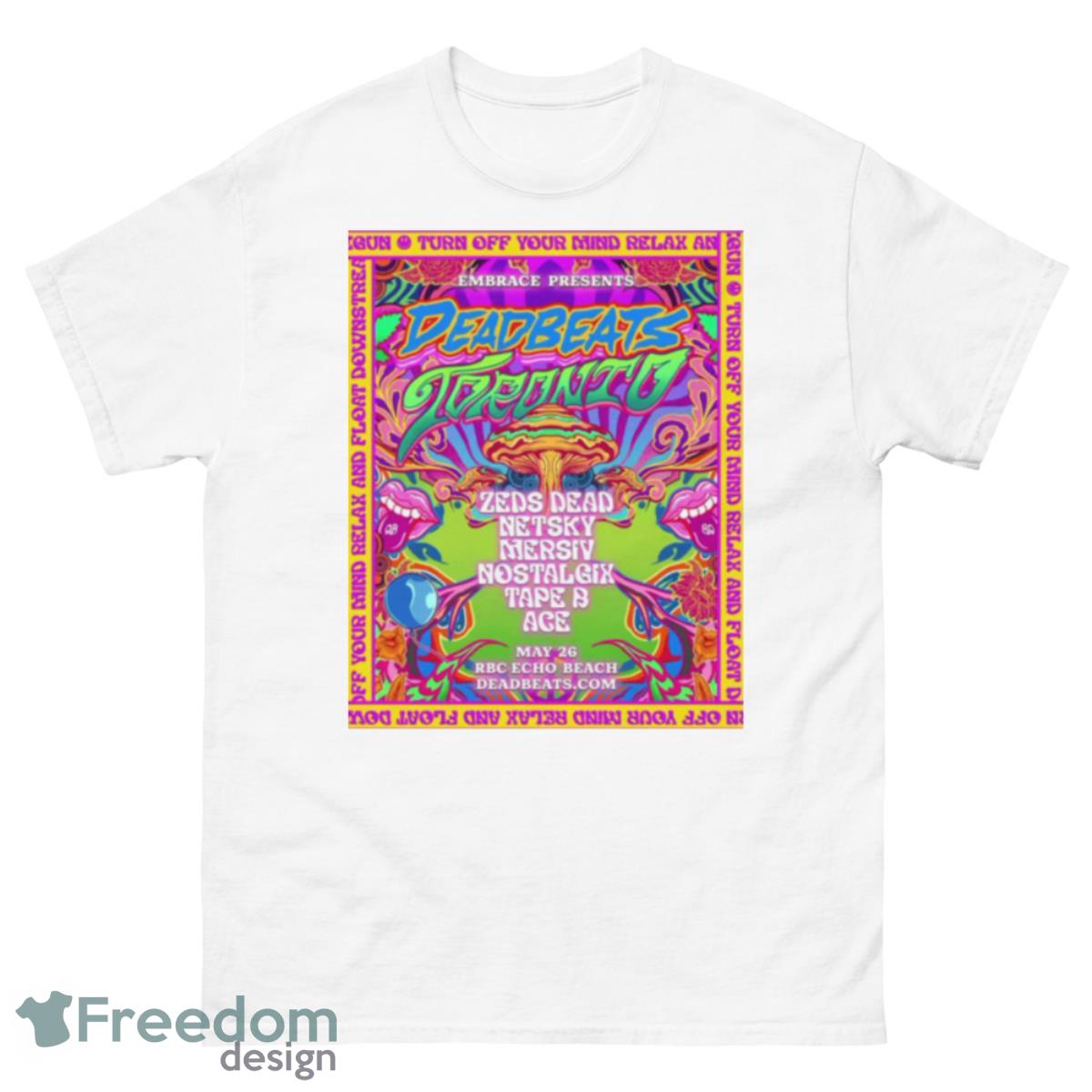 Mersiv May 26 2023 Toronto Poster Shirt - 500 Men’s Classic Tee Gildan