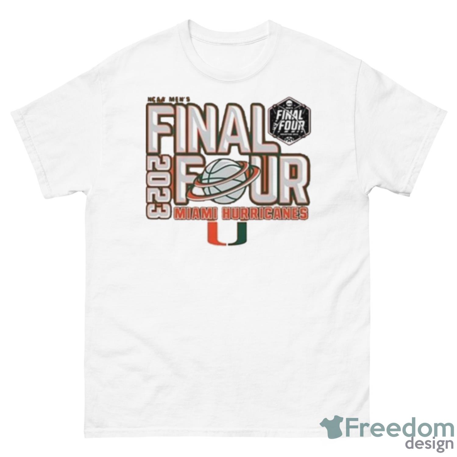 Miami 2023 NCAA Men’s Final Four Shirt - 500 Men’s Classic Tee Gildan