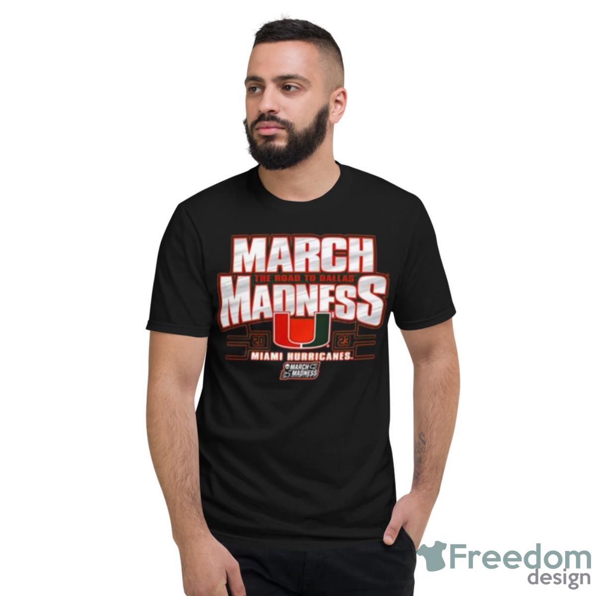 Miami Hurricanes Blue 84 2023 Ncaa Women’s Basketball Tournament March Madness Shirt - Short Sleeve T-Shirt