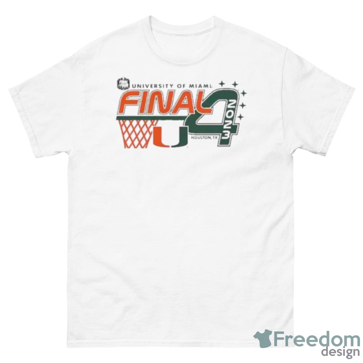 Miami Hurricanes Final 4 NCAA Men’s Basketball 2023 Shirt - 500 Men’s Classic Tee Gildan