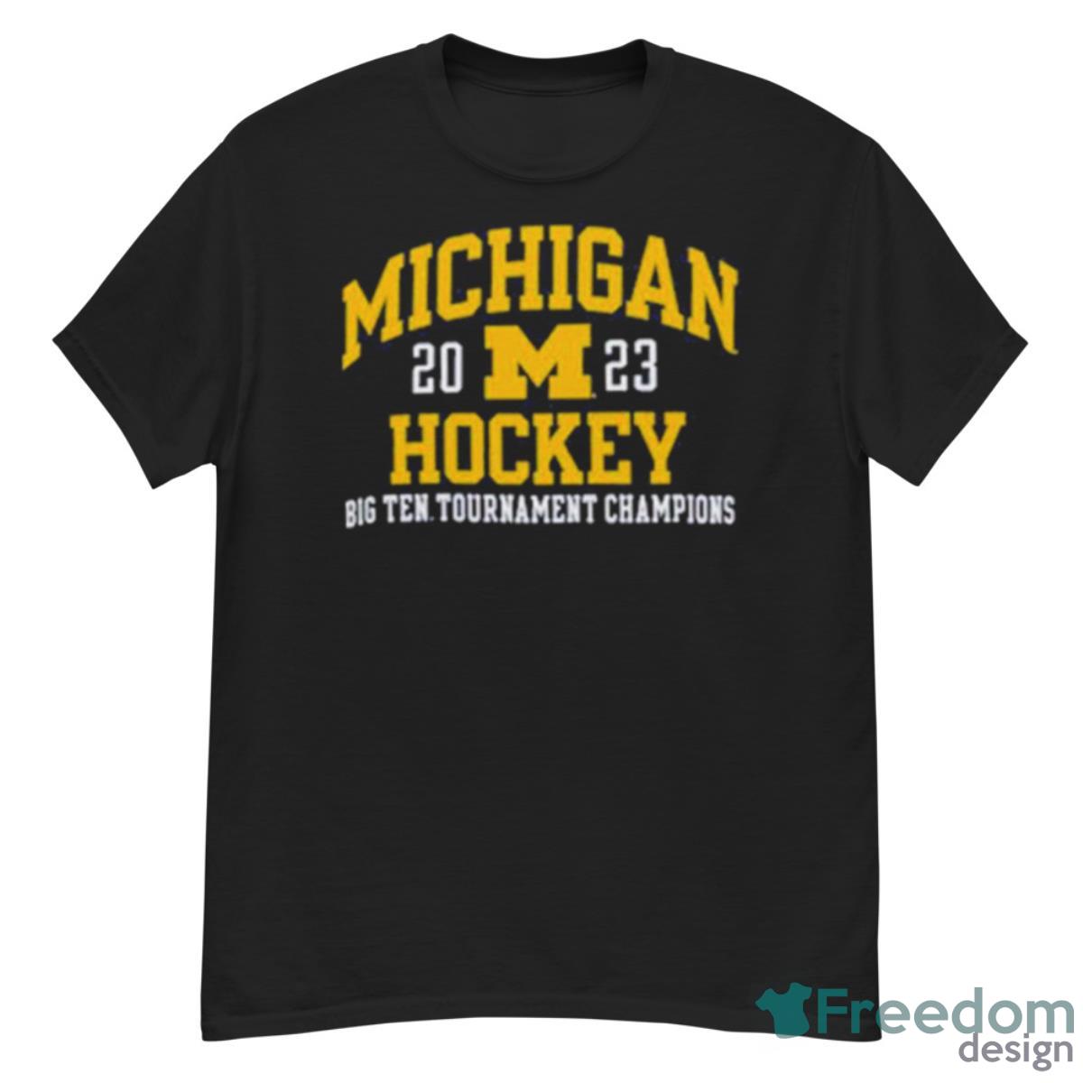 Michigan Hockey 2023 Big Ten Tournament Champions Shirt - G500 Men’s Classic T-Shirt