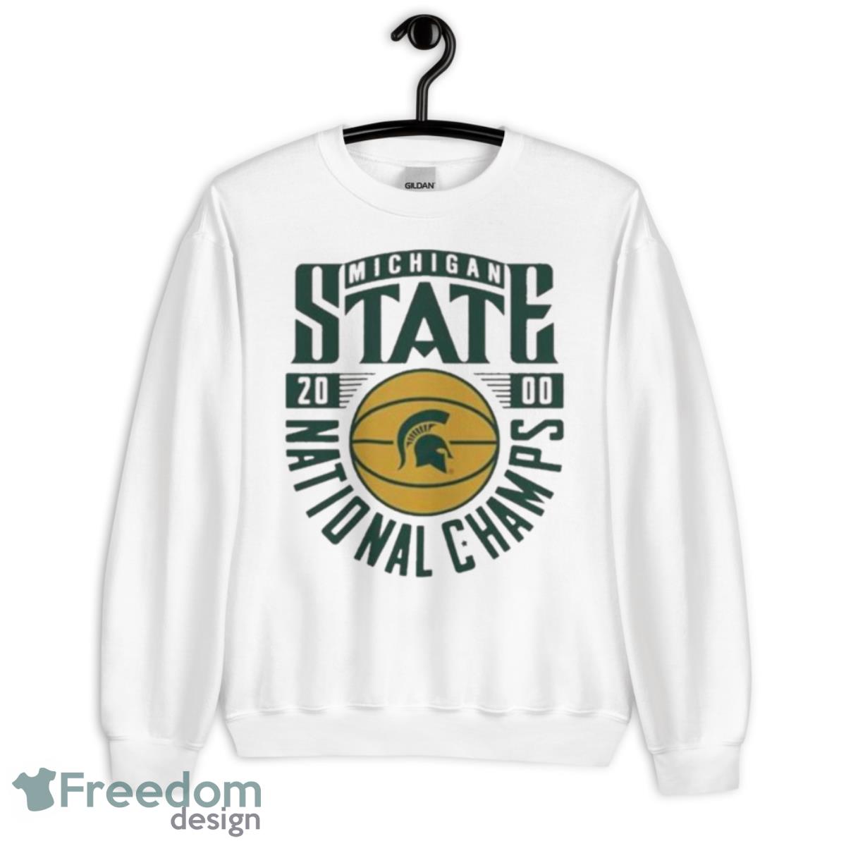 Michigan State Basketball 2000 Champs Shirt - Unisex Heavy Blend Crewneck Sweatshirt