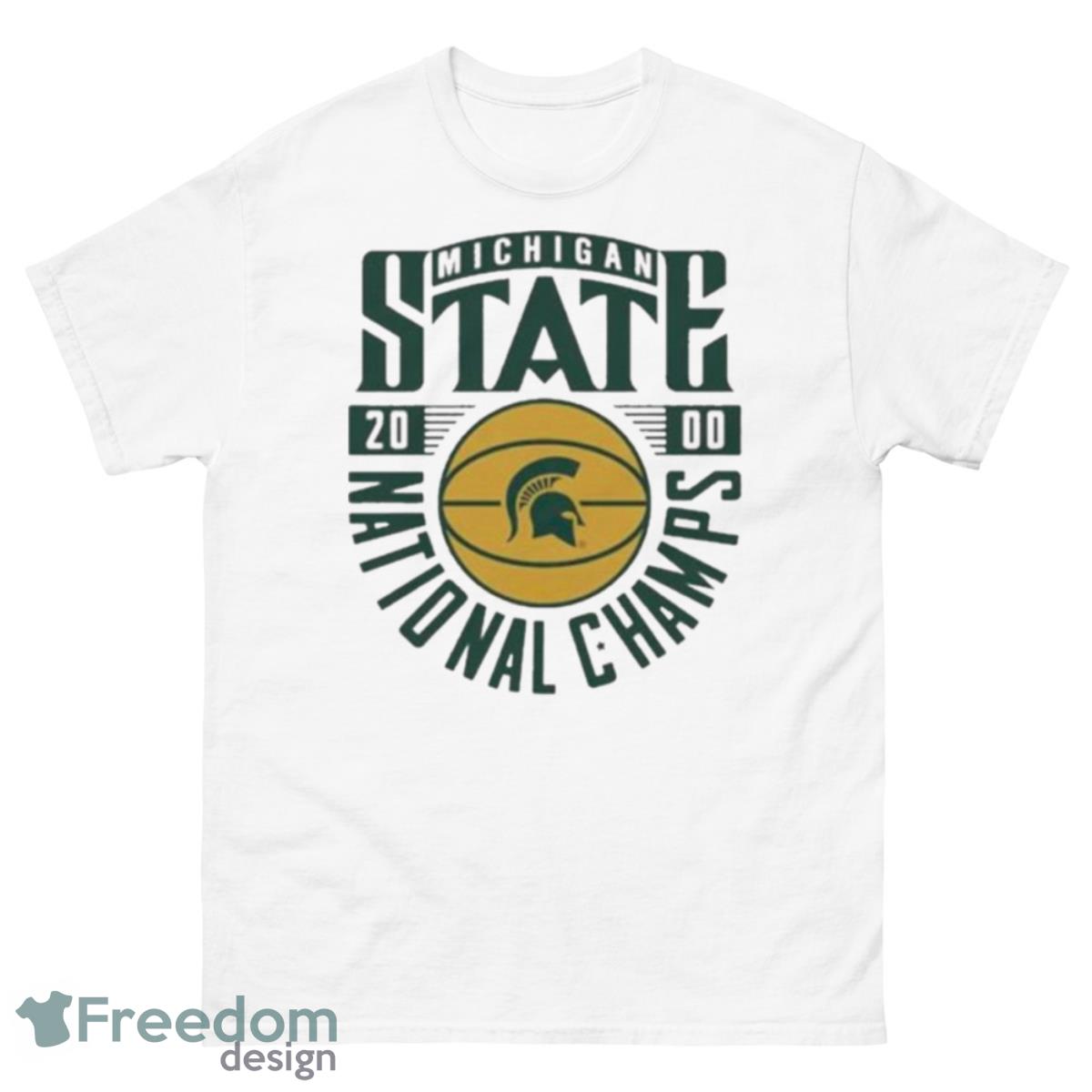 Michigan State Basketball 2000 Champs Shirt - 500 Men’s Classic Tee Gildan