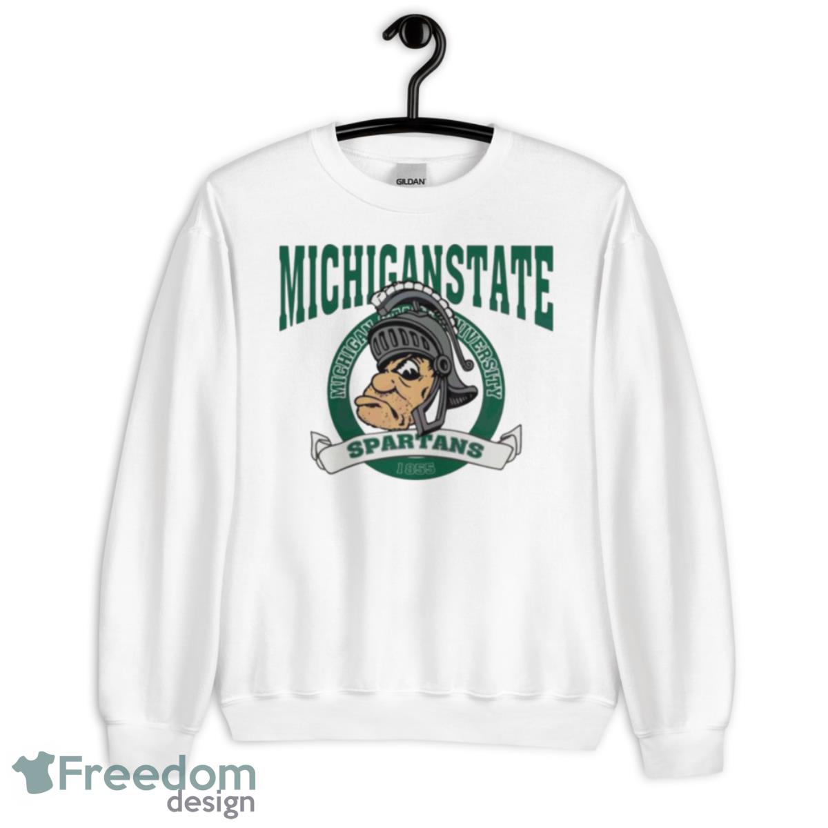 Michigan State Spartans 1855 Logo Shirt - Unisex Heavy Blend Crewneck Sweatshirt