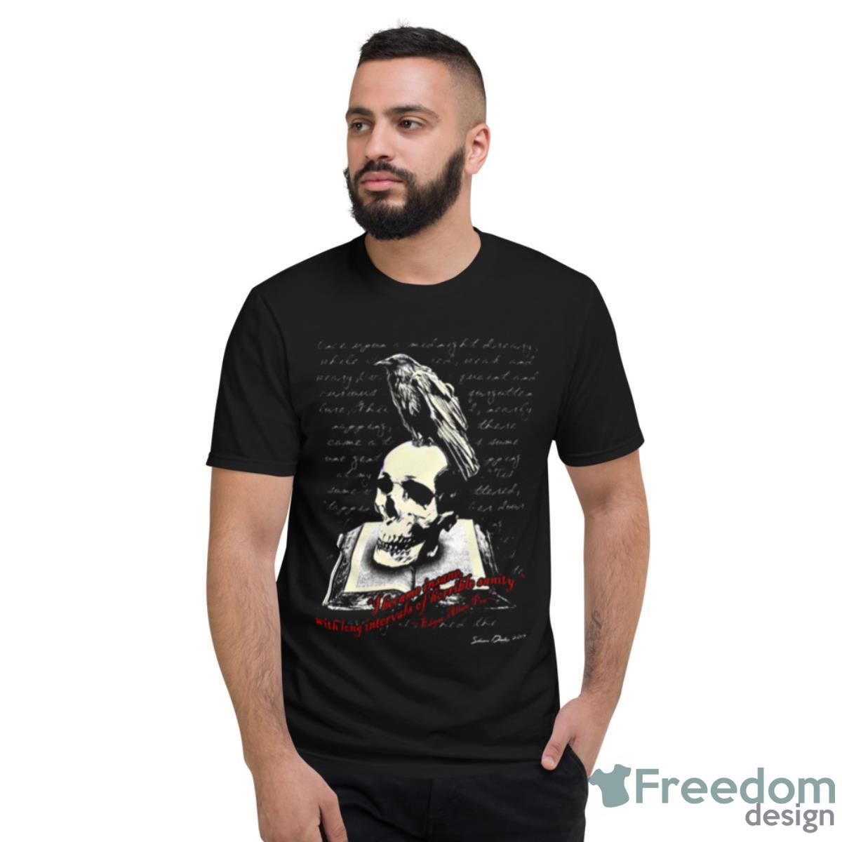 Midnight Dreary Edgar Allan Poe Shirt - Short Sleeve T-Shirt