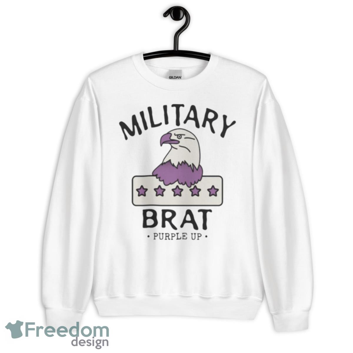 Military Brat Military Child Month Shirt - Unisex Heavy Blend Crewneck Sweatshirt