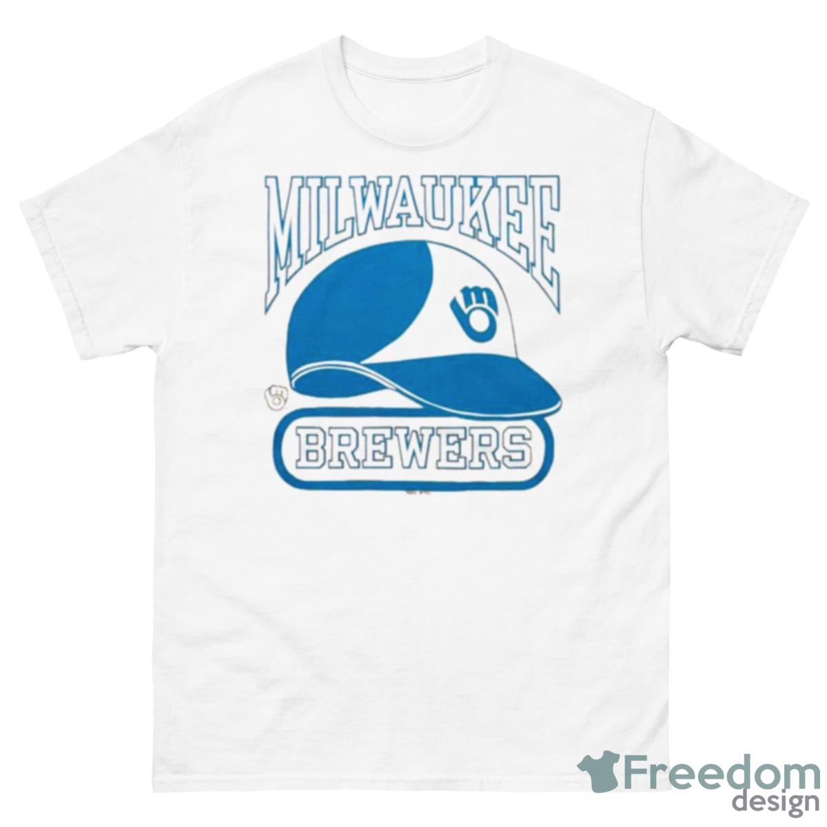 Milwaukee Brewers Men's Moisture Wicking Two-Tone Polo Shirt