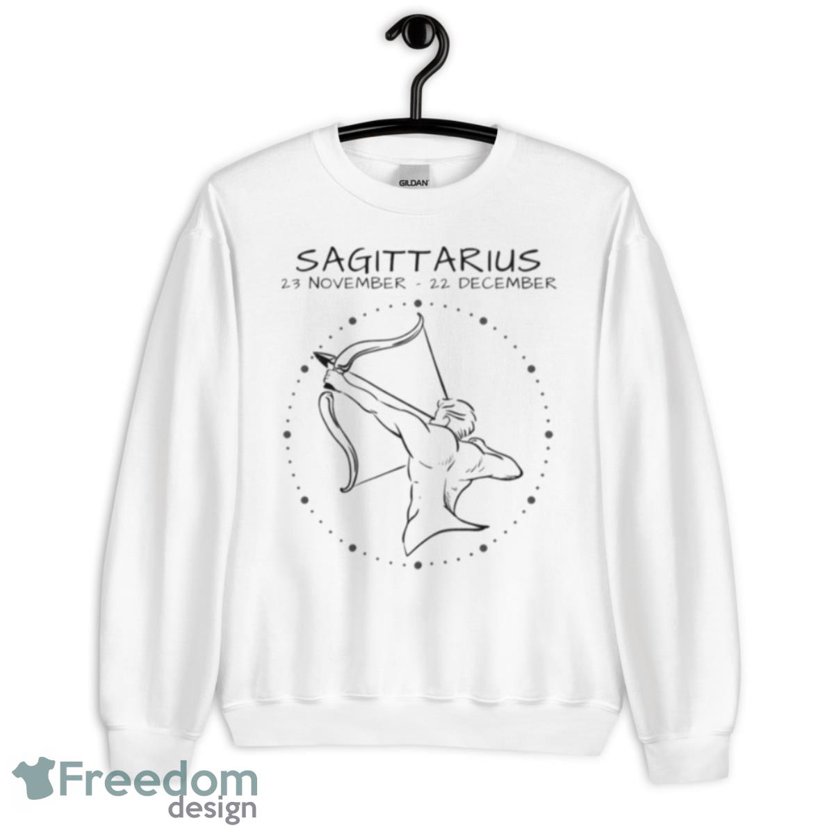 Minimal Art Sagittarius Zodiac Set Astorlogy Shirt - Unisex Heavy Blend Crewneck Sweatshirt