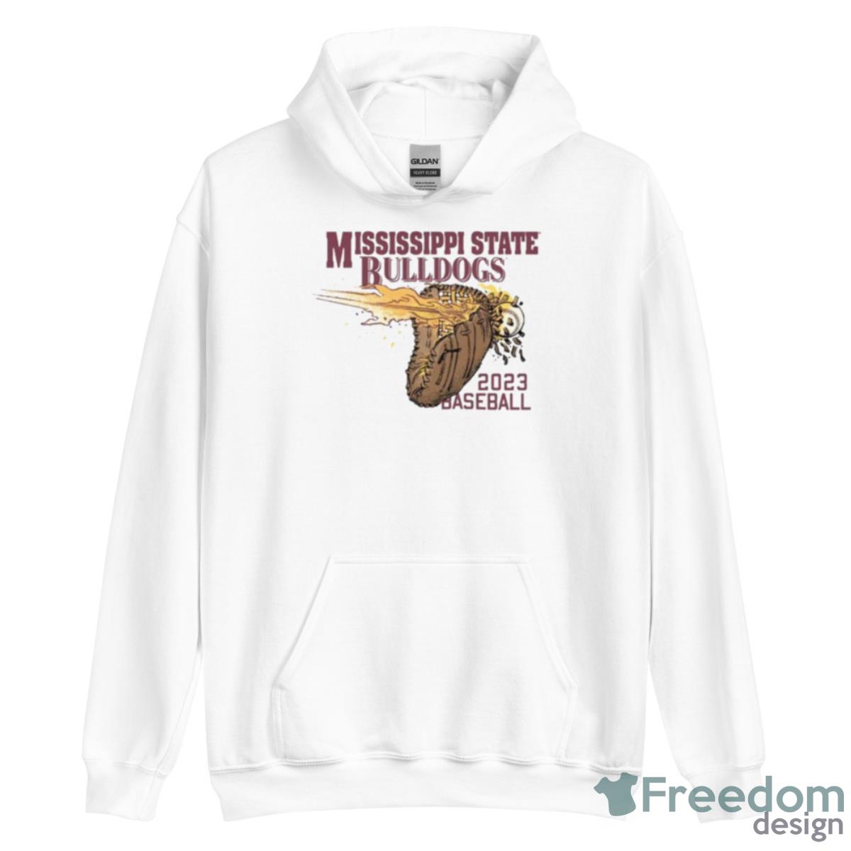 Mississippi State University Bulldogs Hot Hands 2023 Baseball Shirt image Mississippi State University Bulldogs Hot Hands 2023 Baseball Shirt - Unisex Heavy Blend Hooded Sweatshirt