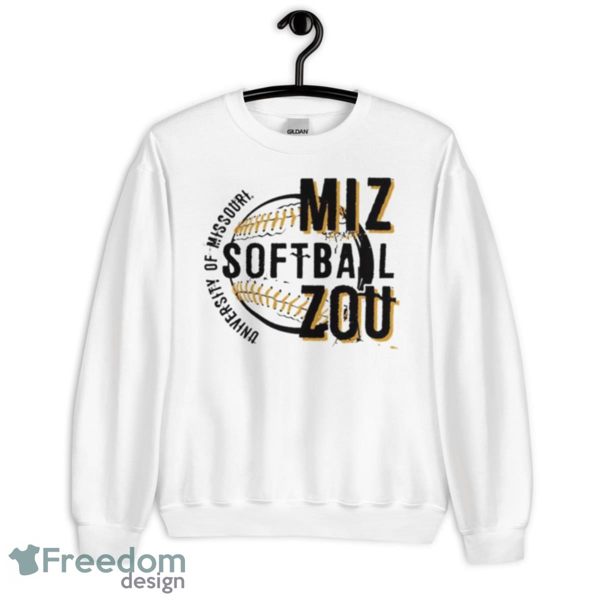Mizzou Tigers Mizzou Softball Shirt - Unisex Heavy Blend Crewneck Sweatshirt