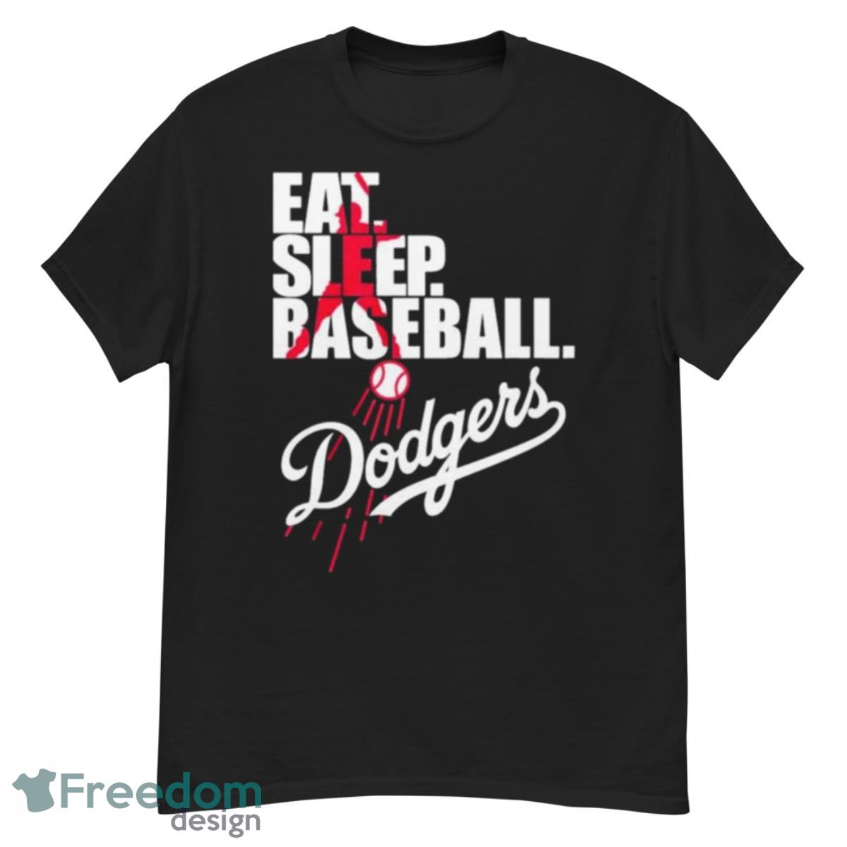 MLB Los Angeles Dodgers Eat Sleep Baseball Shirt - G500 Men’s Classic T-Shirt