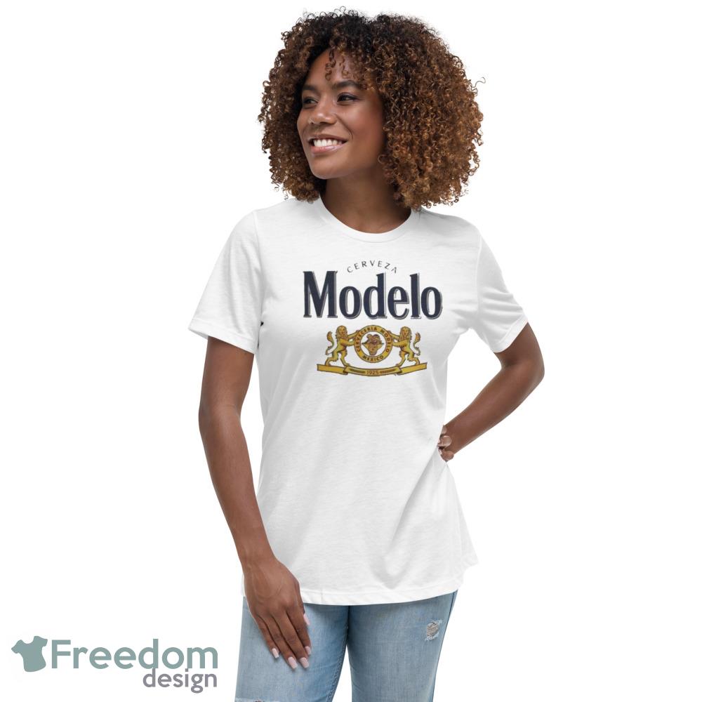 Modelo T Shirt logo the lion wins the trophy shirt - Womens Relaxed Short Sleeve Jersey Tee Modelo T Shirt logo the lion wins the trophy shirt - Womens Relaxed Short Sleeve Jersey Tee