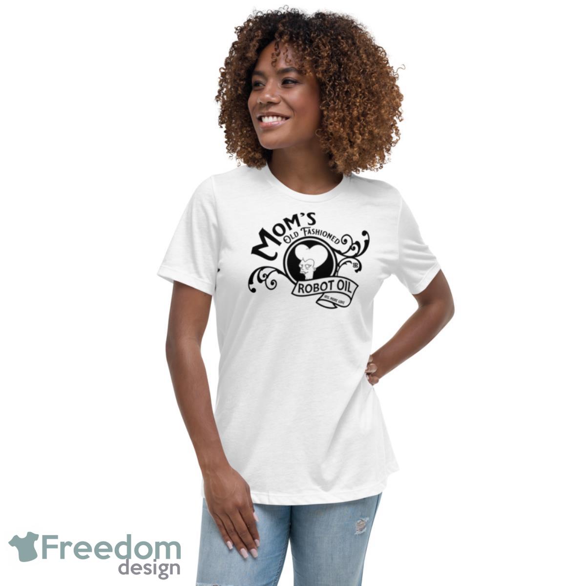 Mom’s Old Fashioned The Futurama Logo Shirt - Womens Relaxed Short Sleeve Jersey Tee Mom’s Old Fashioned The Futurama Logo Shirt - Womens Relaxed Short Sleeve Jersey Tee