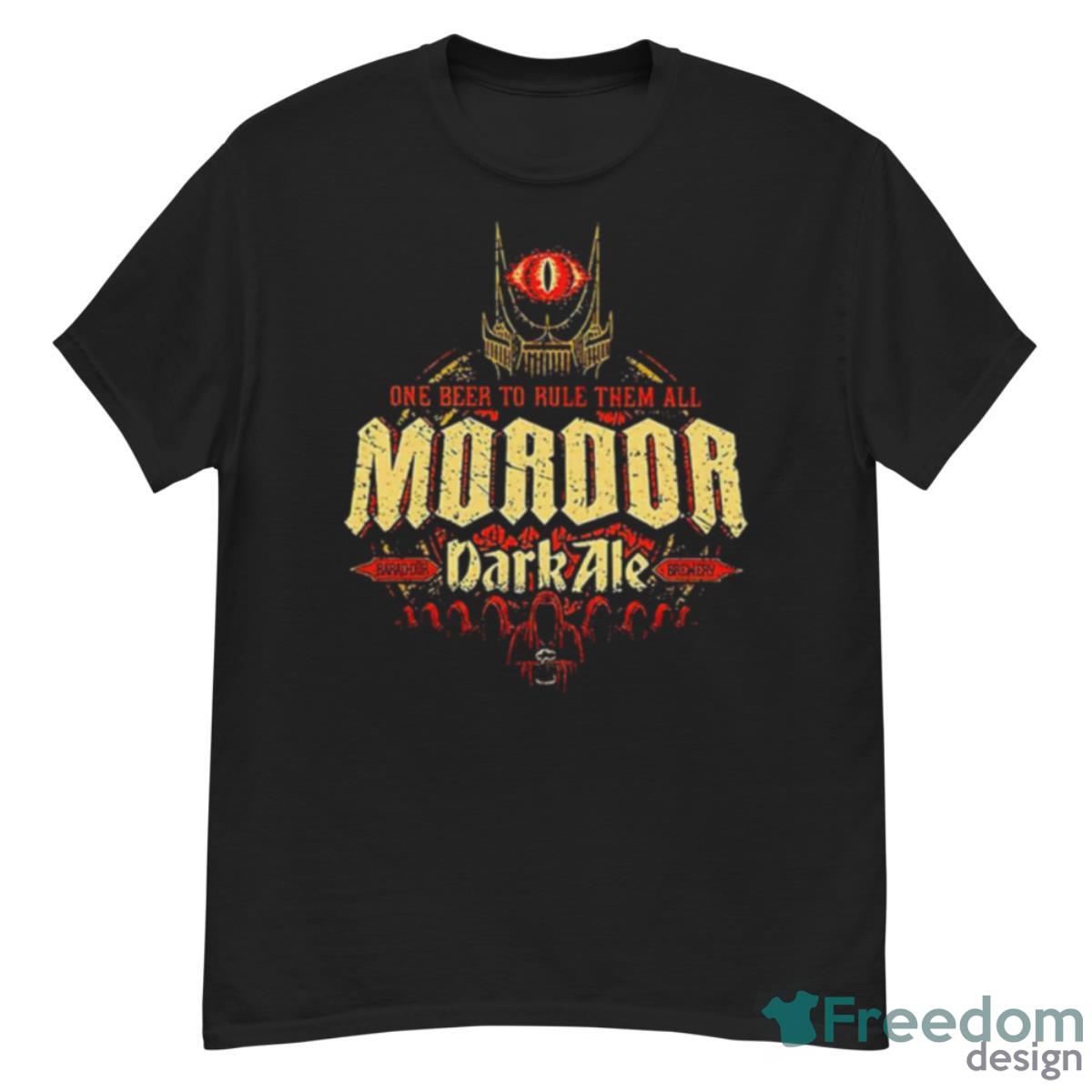 Mordor Dark Ale One Beer To Rule Them All Shirt - G500 Men’s Classic T-Shirt