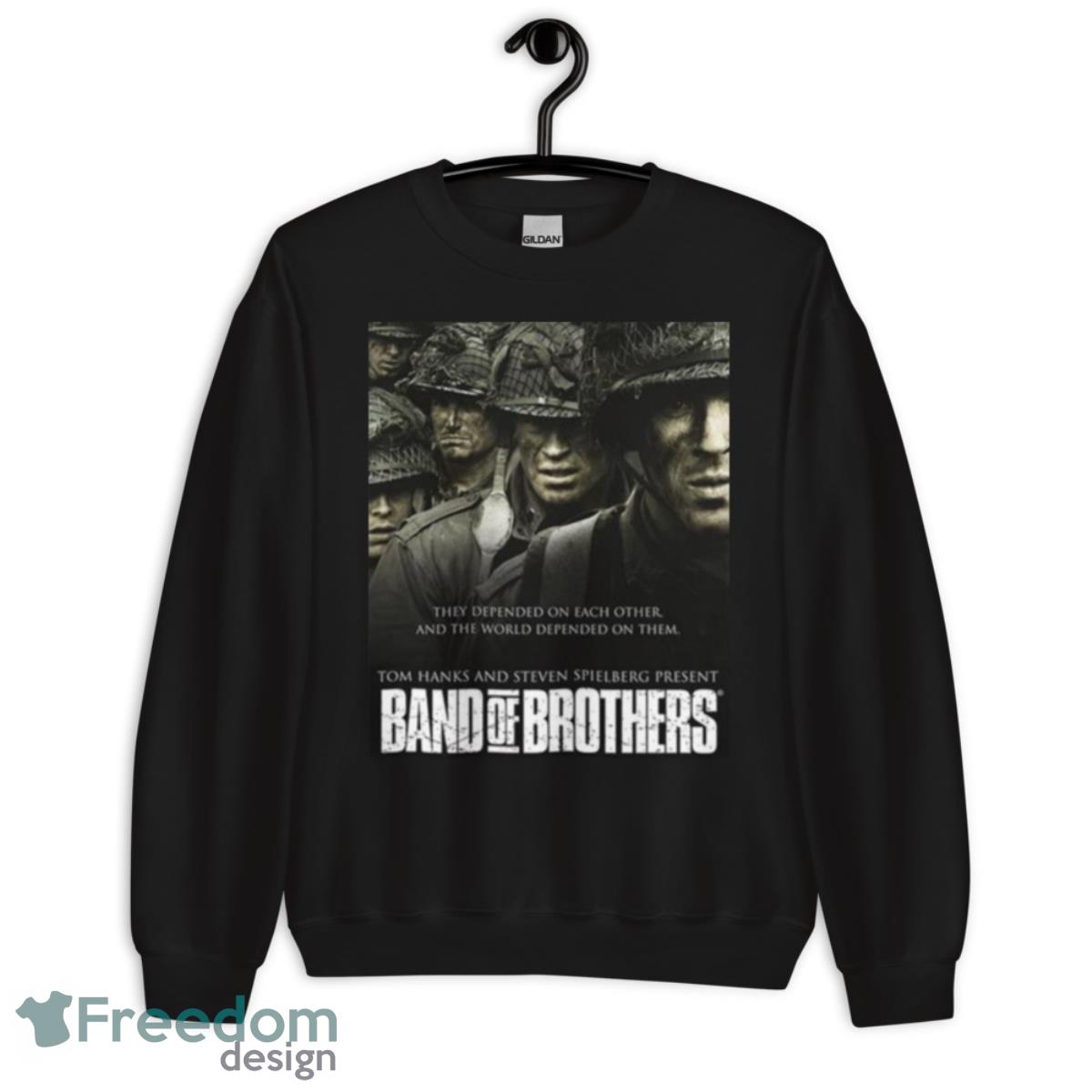 Movie Design Band Of Brothers Shirt - Unisex Crewneck Sweatshirt Movie Design Band Of Brothers Shirt - Unisex Crewneck Sweatshirt