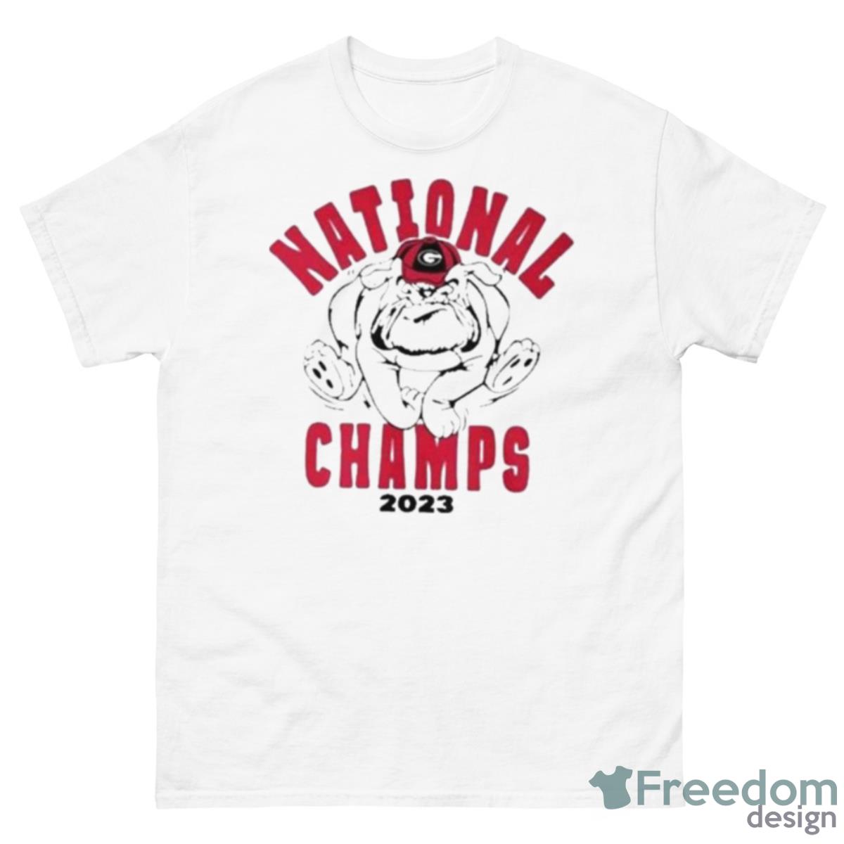 National Championship 2023 Sec Uga Sec Georgia Bulldogs Shirt - 500 Men’s Classic Tee Gildan