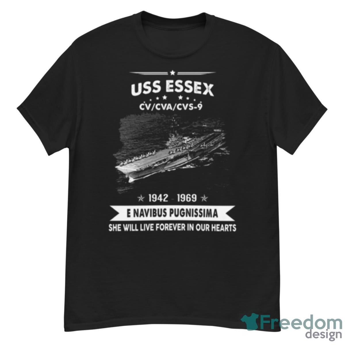 Navy Uss Essex Cv 9 Military Army Shirt - G500 Men’s Classic T-Shirt