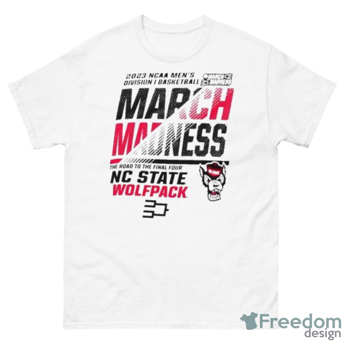 NC State Wolfpack 2023 NCAA Men’s Basketball March Madness Shirt - 500 Men’s Classic Tee Gildan