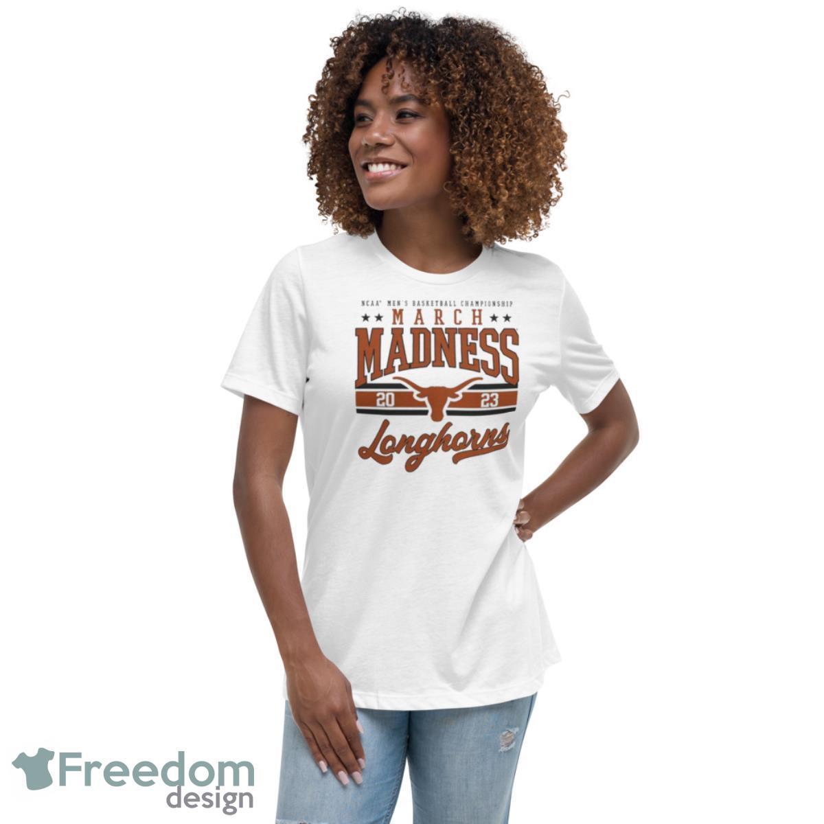 Ncaa Men’s Basketball Championship March Madness 2023 Longhorns Shirt - Womens Relaxed Short Sleeve Jersey Tee Ncaa Men’s Basketball Championship March Madness 2023 Longhorns Shirt - Womens Relaxed Short Sleeve Jersey Tee