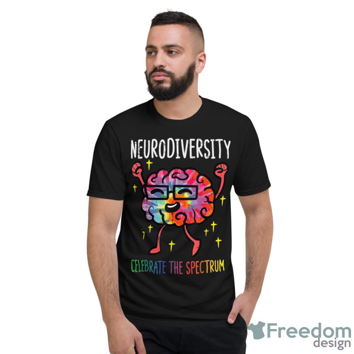 Neurodiversity Brain Autism Awareness ASD ADHD Kid Shirt - Short Sleeve T-Shirt