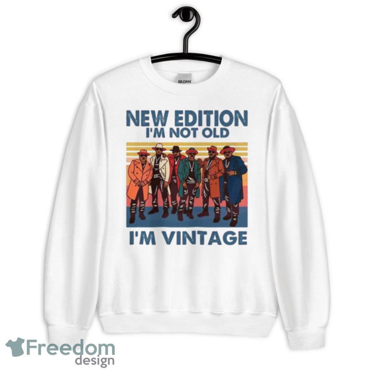 New Edition I’m Not Old I’m Vintage 2023 Shirt - Unisex Heavy Blend Crewneck Sweatshirt