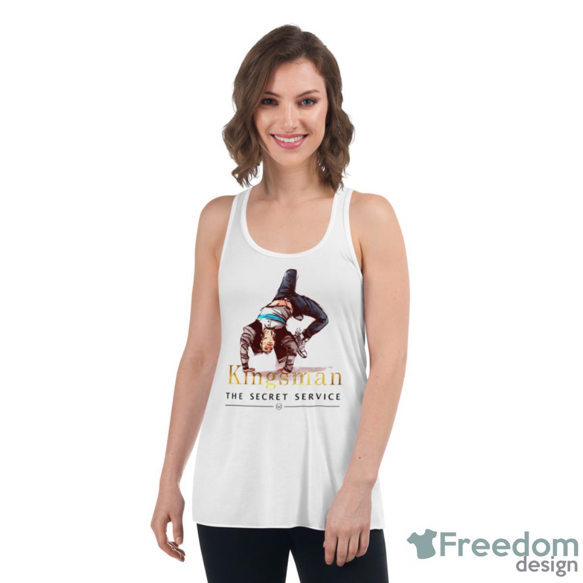 New Knight Kingsman Eggsy Shirt - Womens Flowy Racerback Tank New Knight Kingsman Eggsy Shirt - Womens Flowy Racerback Tank