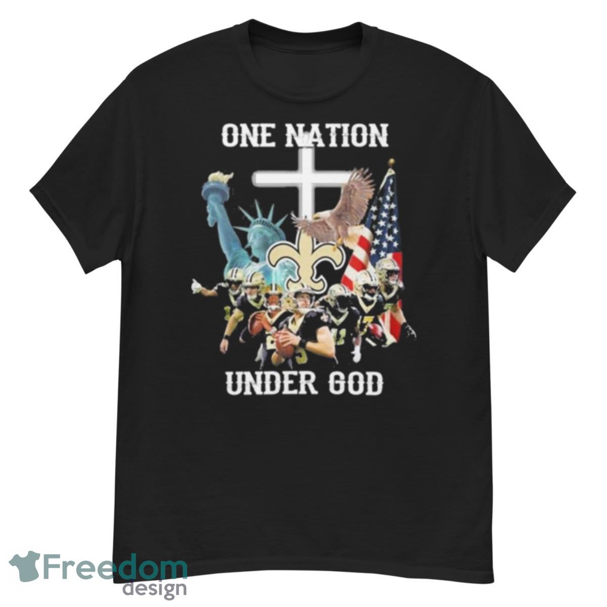 New Orleans Saints One Nation Team Under God Shirt - G500 Men’s Classic T-Shirt