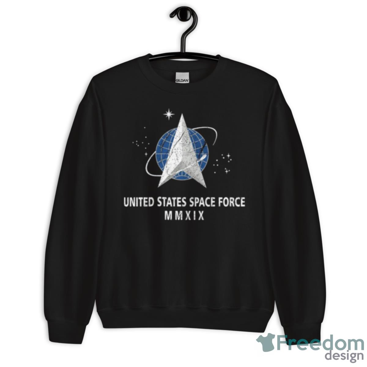New United States Space Force Flag Distressed Shirt