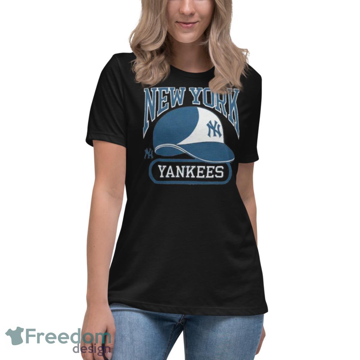 New York Yankees Helmet 2023 Shirt - Womens Relaxed Short Sleeve Jersey Tee New York Yankees Helmet 2023 Shirt - Womens Relaxed Short Sleeve Jersey Tee