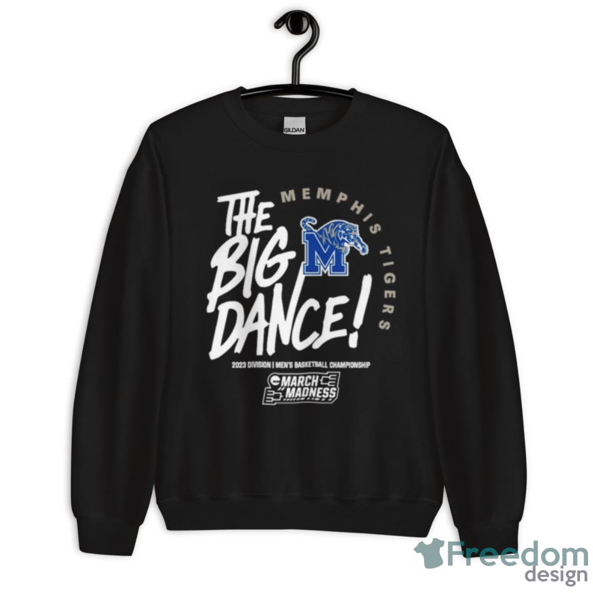 News Memphis Tigers The Big Dance 2023 Division I Men’s Basketball Championship Sweatshirt - Unisex Crewneck Sweatshirt