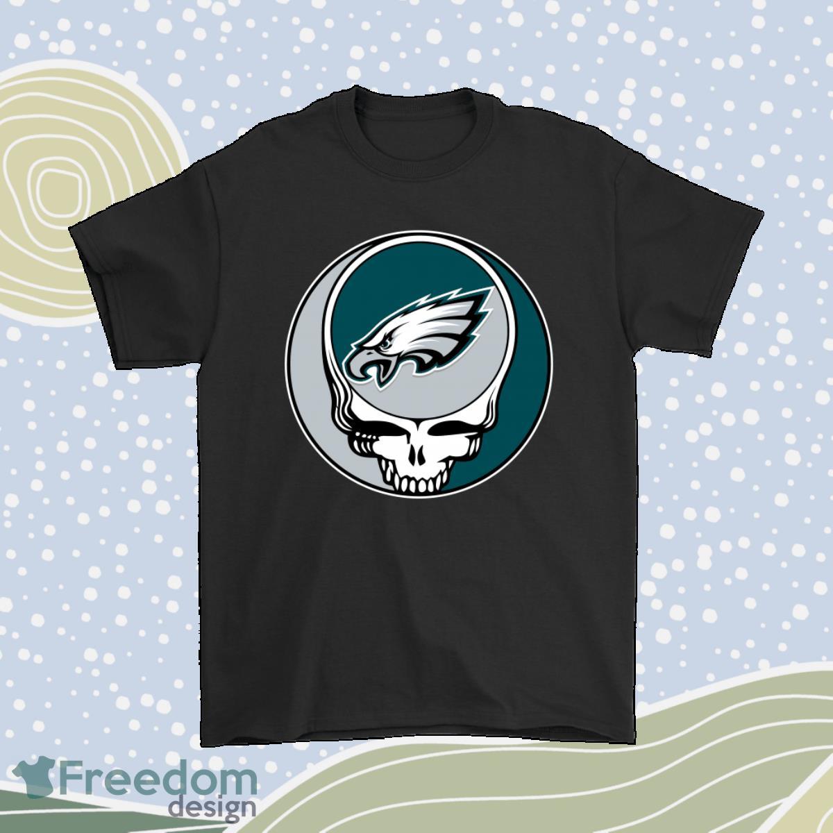 Nfl Team Philadelphia Eagles X Grateful Dead Logo Band Shirt Product Photo 1